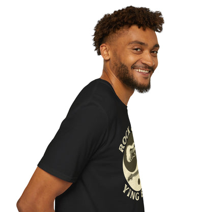 Yin Yang Guitar T-Shirt — Spiritual Balance & Harmony Music Tee