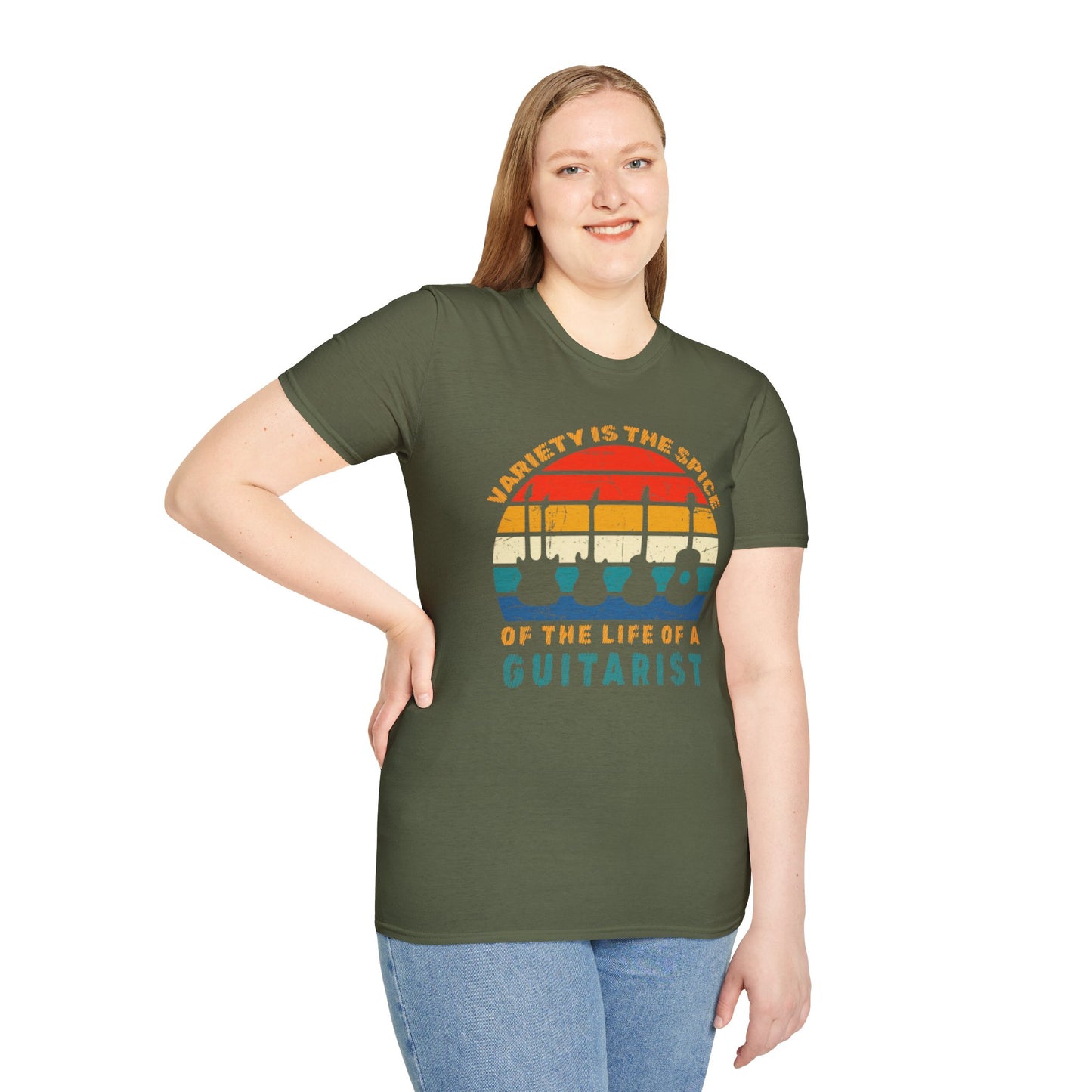 Guitarist Graphic Tee - Variety is the Spice of Life Unisex Softstyle T-Shirt