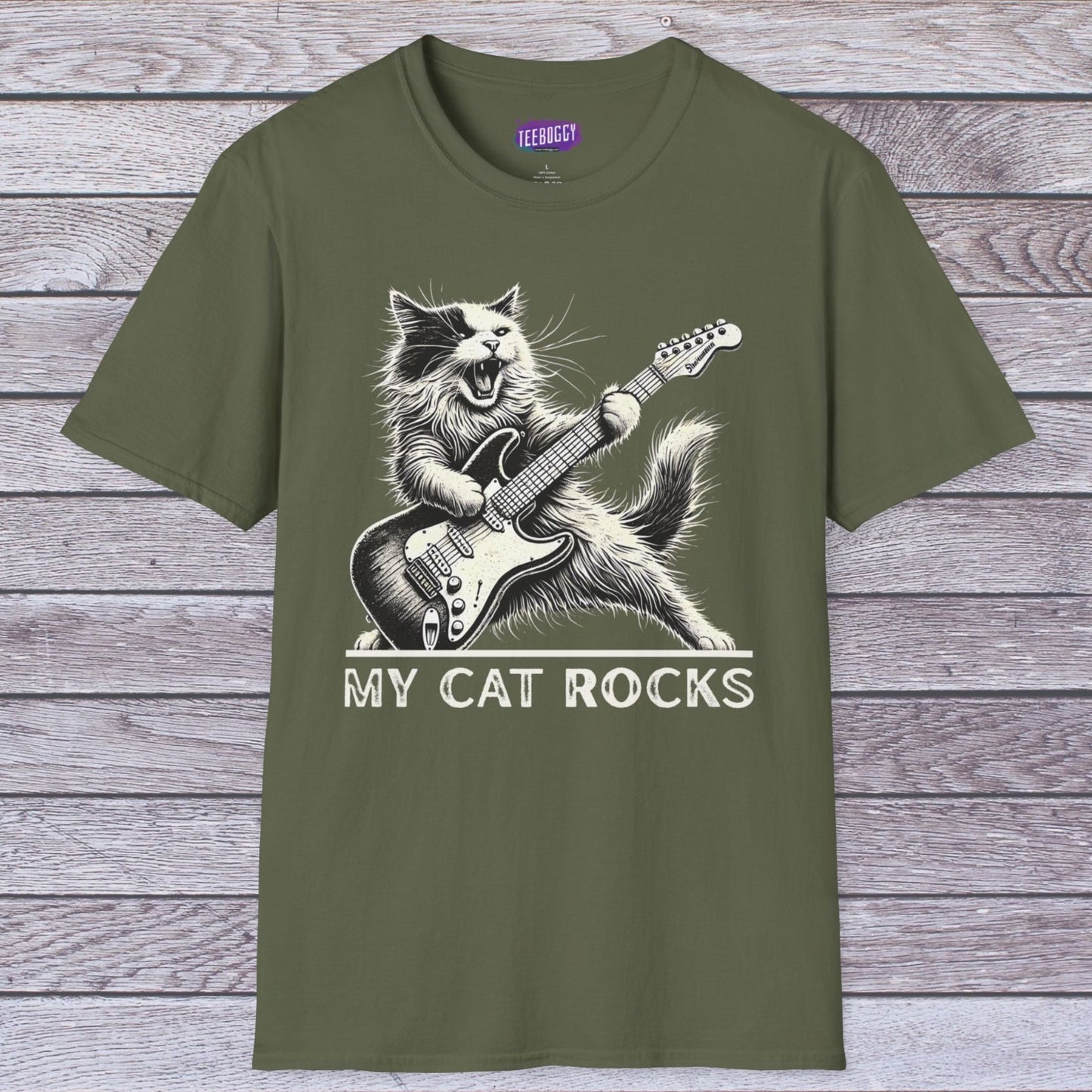 Cat Rock Unisex T-Shirt - My Cat Rocks