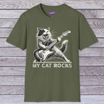 Cat Rock Unisex T-Shirt - My Cat Rocks