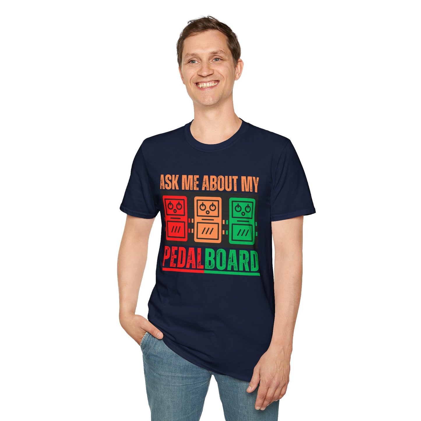 Ask Me About My Pedal Board - Guitar Pedalboard T-Shirt