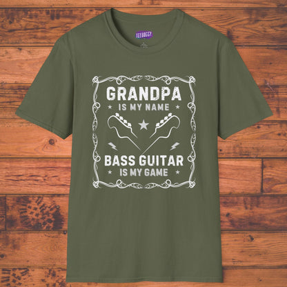 Bass Guitar Grandpa Unisex T-Shirt