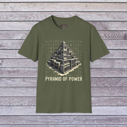 Pyramid of Power - Guitar Amp Pyramid T-Shirt