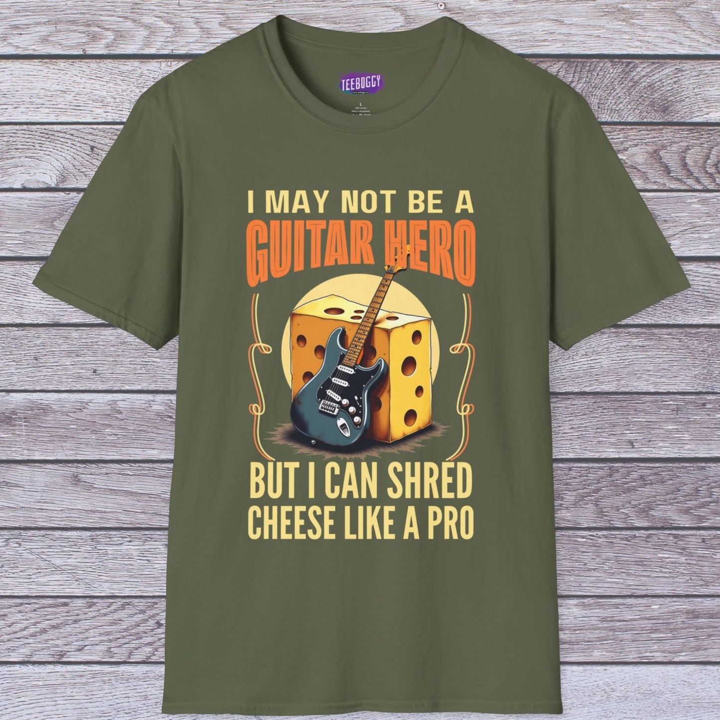 Funny Guitar Cheese T-Shirt