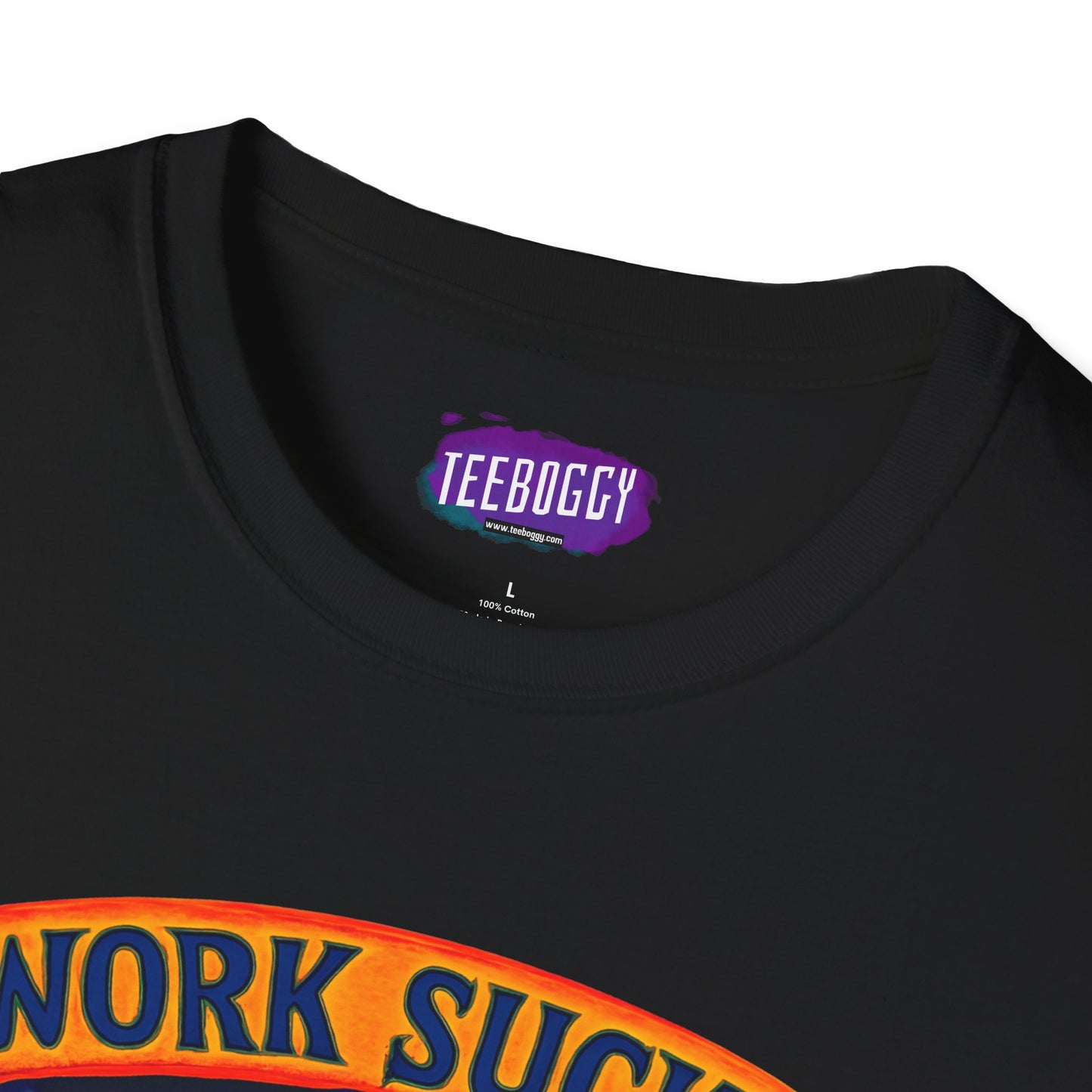 Rock Guitar T-Shirt - Work Sucks, Let's Rock