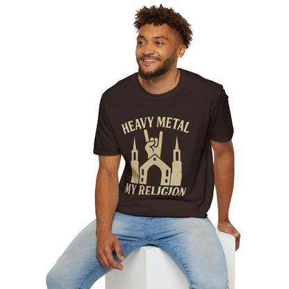 Heavy Metal Church T-Shirt — Fist Emblem Tee for Metal Fans