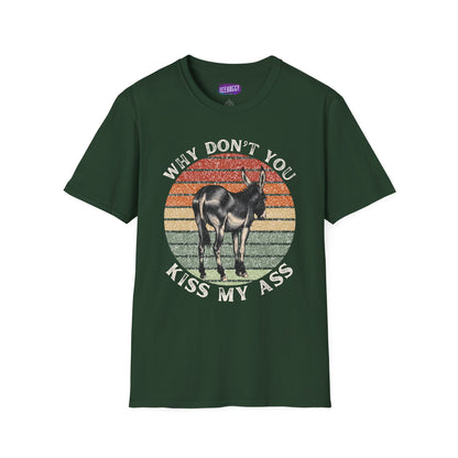 Funny Donkey Ass Kiss Unisex Tee