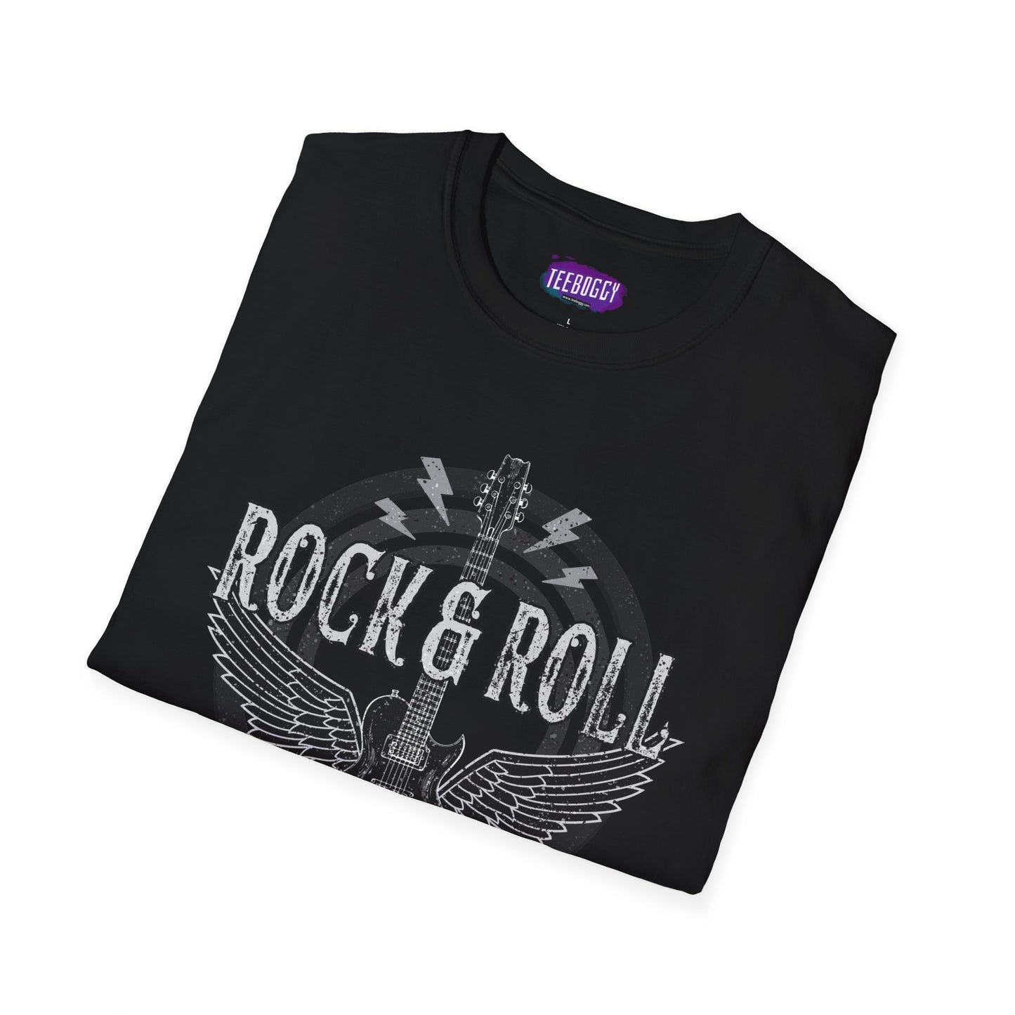 Guitar Wings Unisex T-Shirt Rock & Roll Music Tee