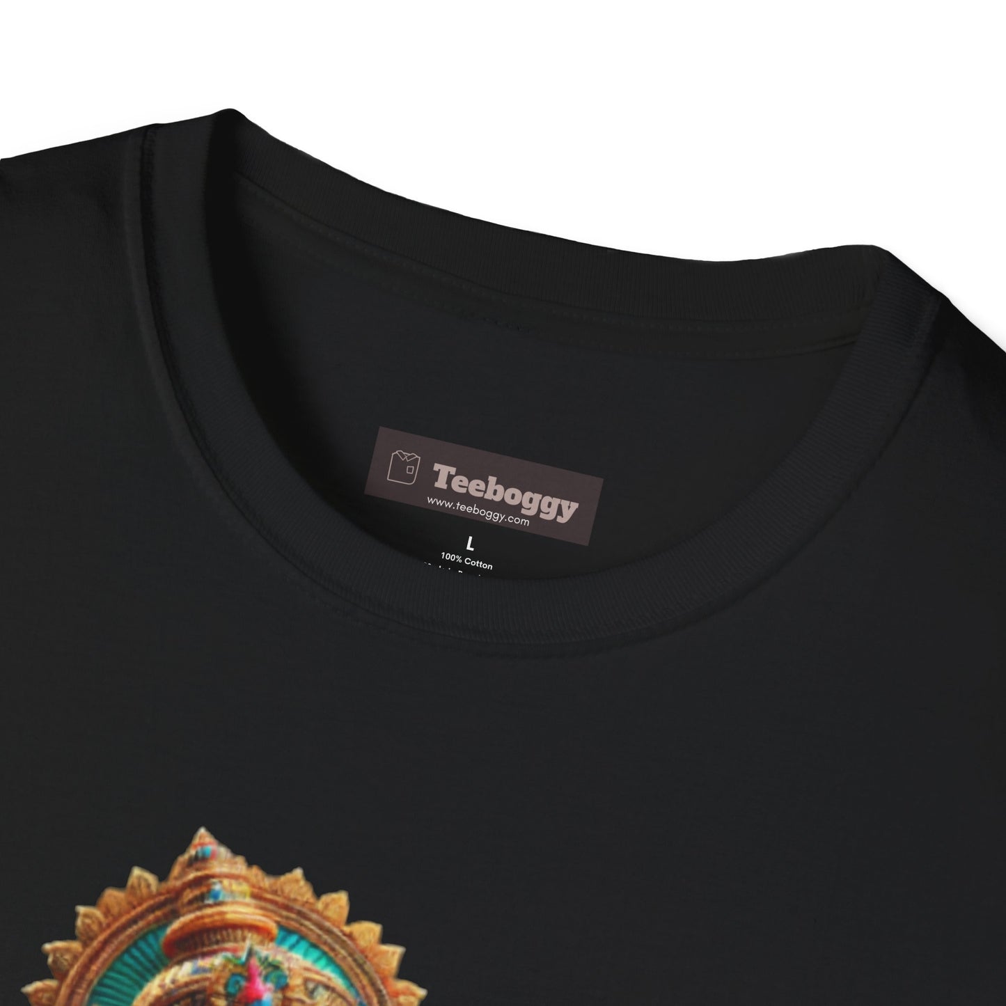 Ganesh Playing Electric Guitar T-Shirt — Woodstock Vibes Spiritual Rock Tee