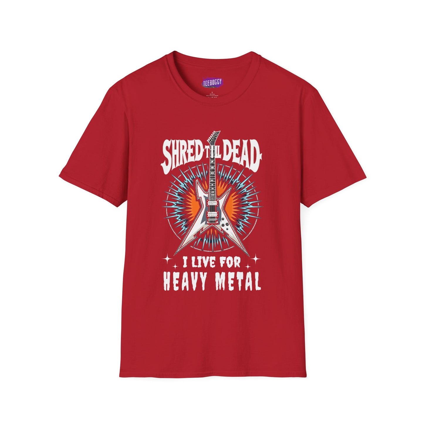 Electric Guitar Shred Till Dead Unisex T-Shirt