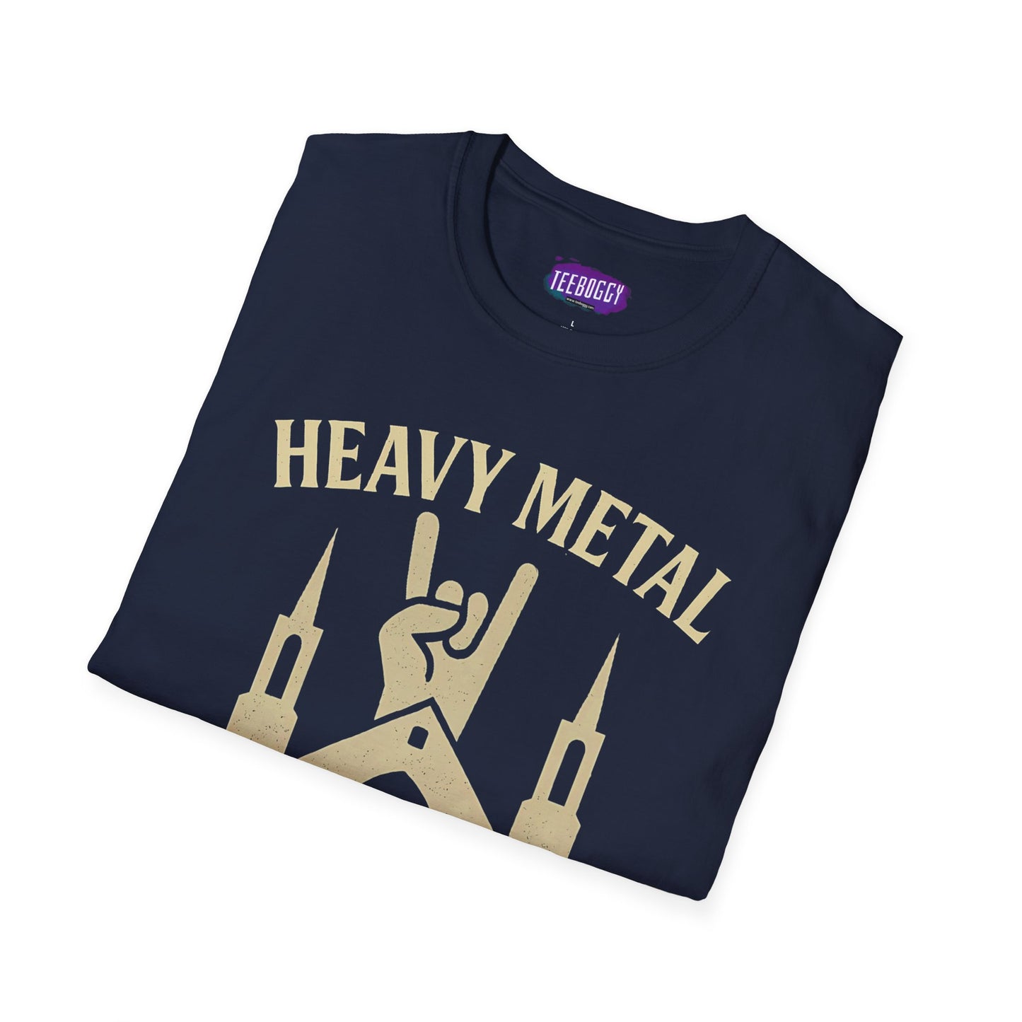 Heavy Metal Church Unisex T-Shirt - Heavy Metal, My Religion