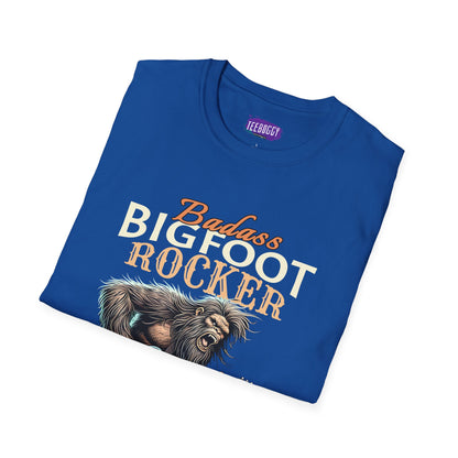 Sasquatch Rocker T-Shirt - Badass Bigfoot Guitar Tee