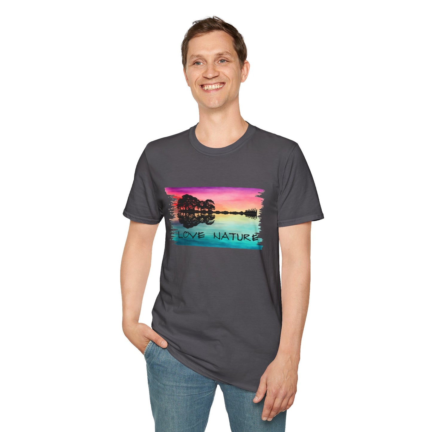 Love Nature Guitar T-Shirt