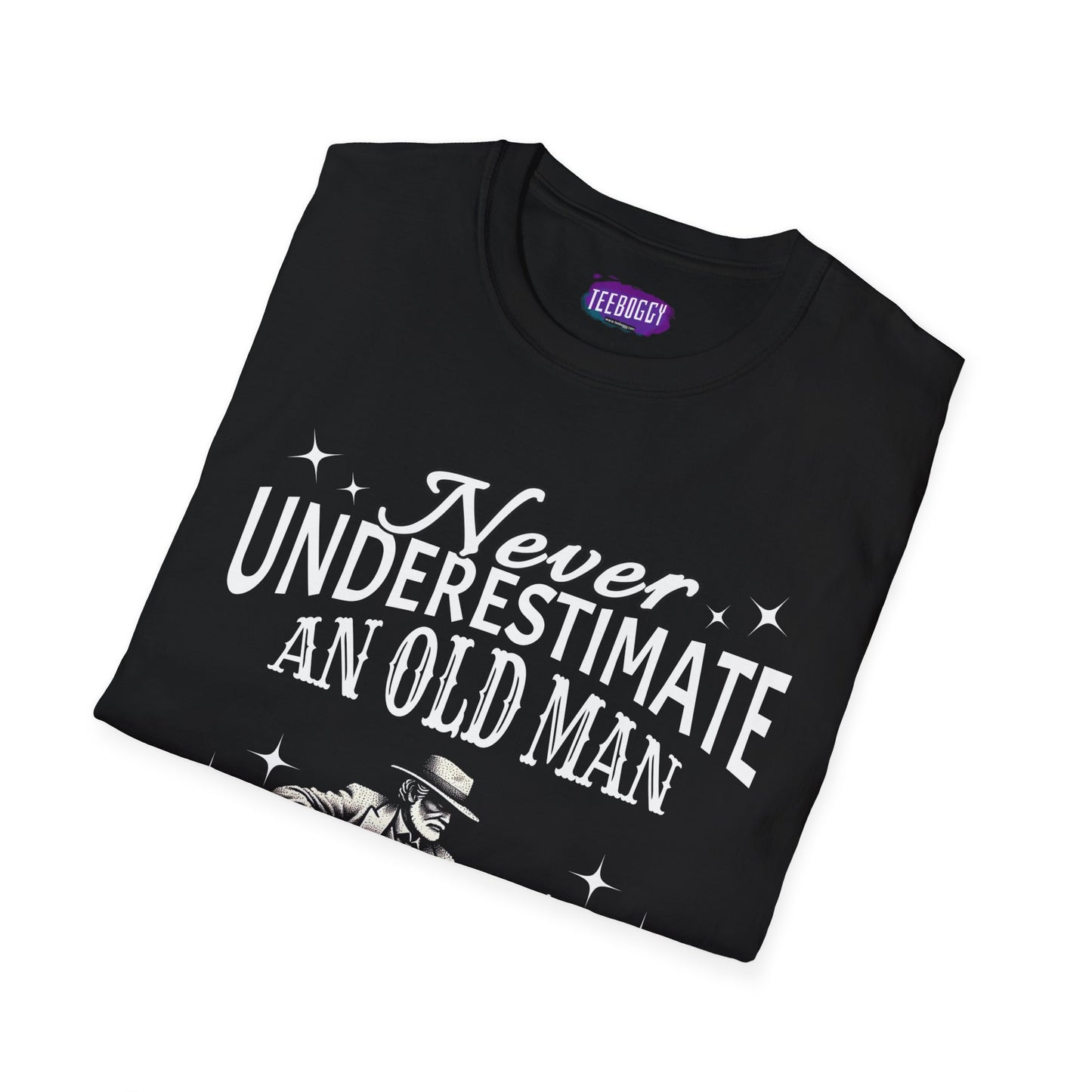 Old Man Guitarist T-Shirt