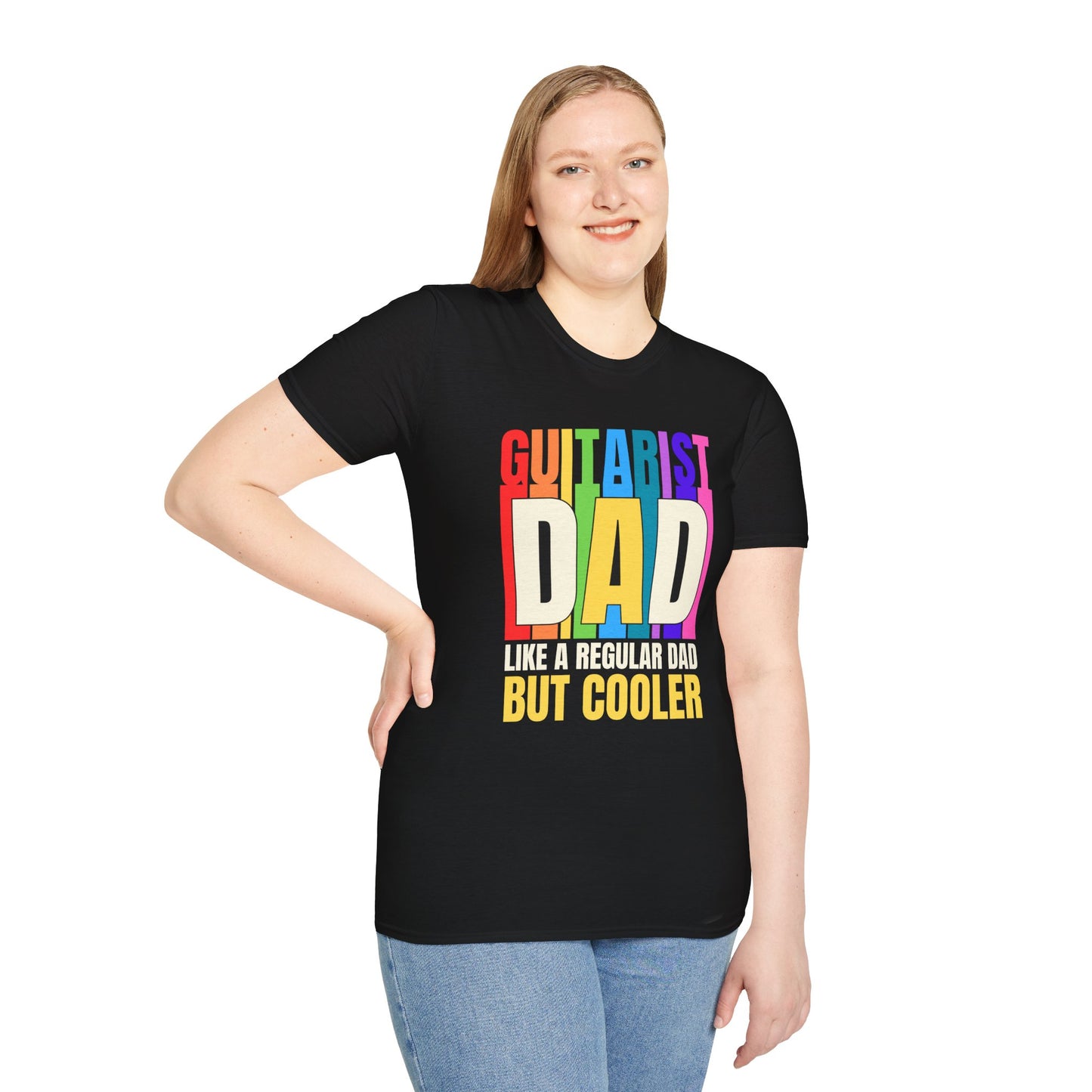 Guitar Dad T-Shirt — "Guitar Dad, Like A Regular Dad But Cooler"