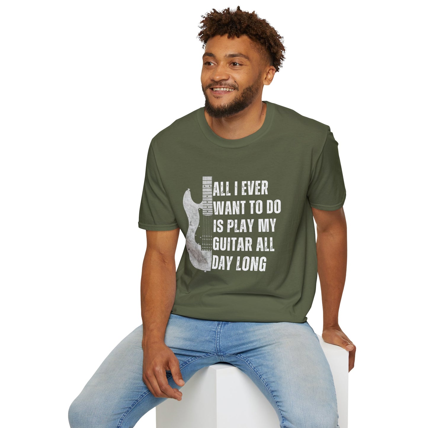 All I Want To Do Is Play My Guitar All Day Long, T-Shirt
