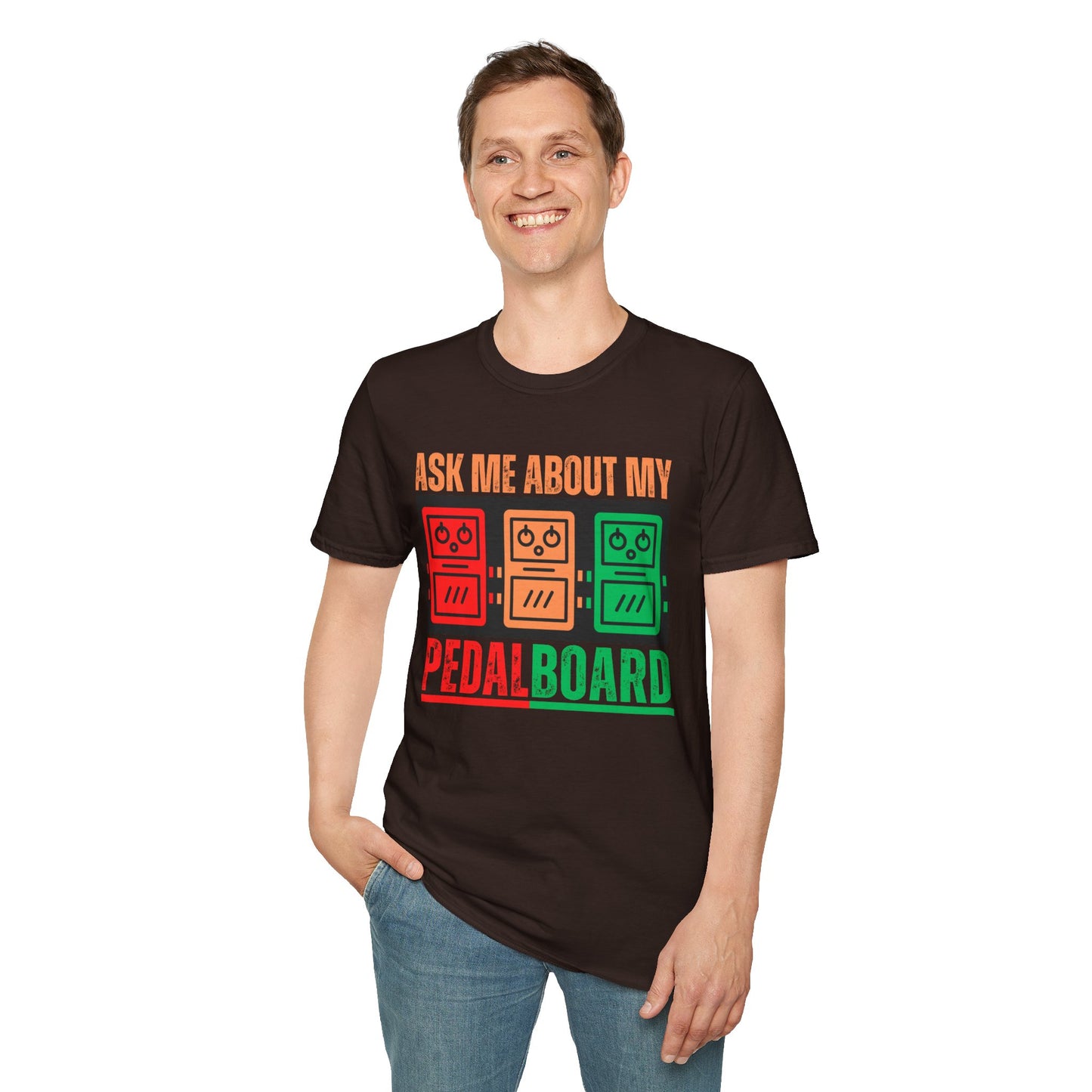 Ask Me About My Pedal Board - Guitar Pedalboard T-Shirt