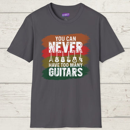 Guitar Statement T-Shirt - Grunge Colorful Slogan