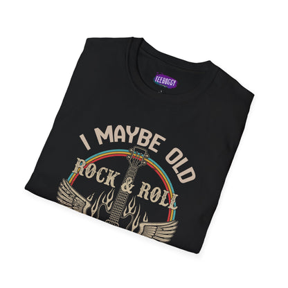Rock Guitar Wings Unisex T-Shirt for Veteran Rockers