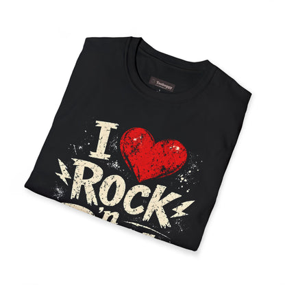 I Love Rock n Roll T-Shirt — Design for Music Lovers