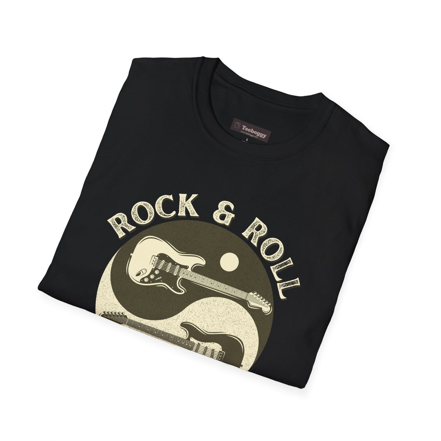 Yin Yang Guitar T-Shirt — Spiritual Balance & Harmony Music Tee