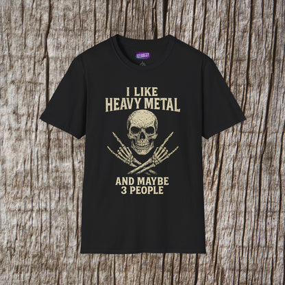 Heavy Metal Skull Unisex T-Shirt