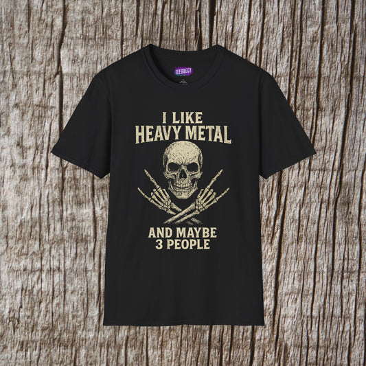 Heavy Metal Skull Unisex T-Shirt