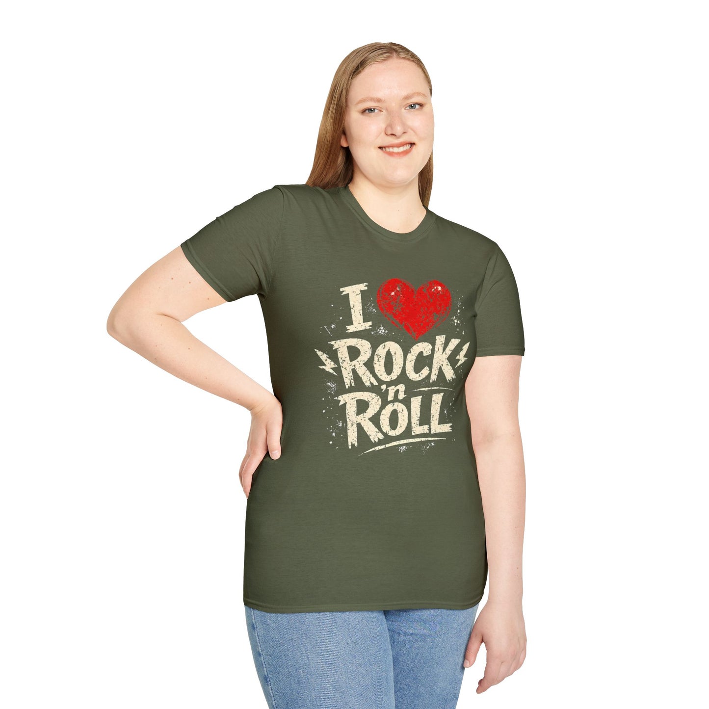I Love Rock n Roll T-Shirt — Design for Music Lovers