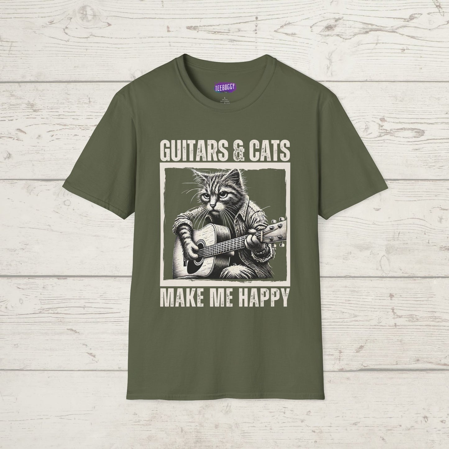 Cat Guitarist T-Shirt