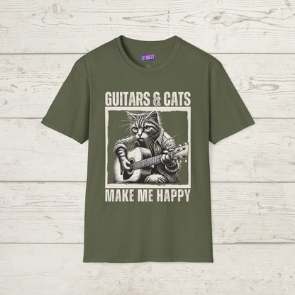 Cat Guitarist T-Shirt