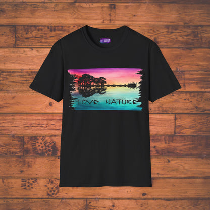 Love Nature Guitar T-Shirt