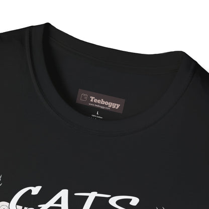 Rocker Cat T-Shirt - Cats Rock My World - R U Feline The Music