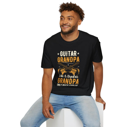 Guitar Grandpa, Like A regular Grandpa Only Much Cooler, T-Shirt.