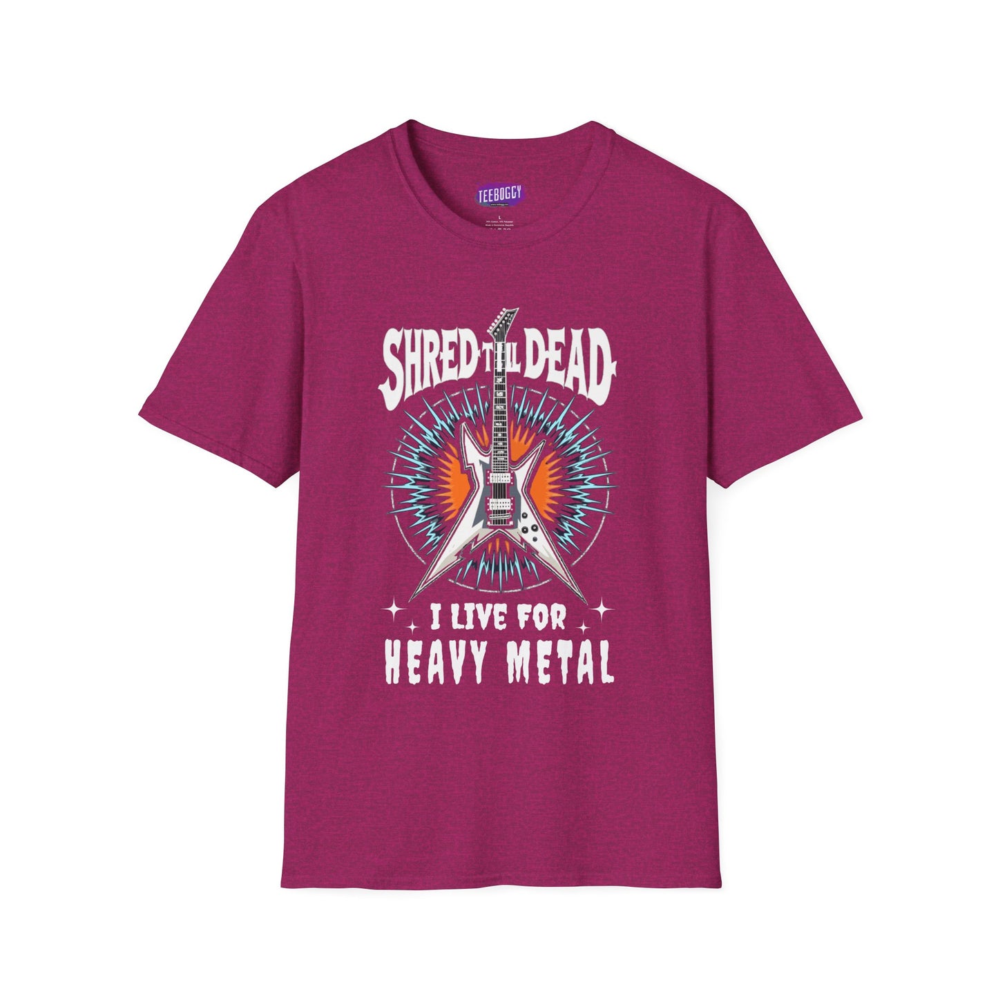 Electric Guitar Shred Till Dead Unisex T-Shirt