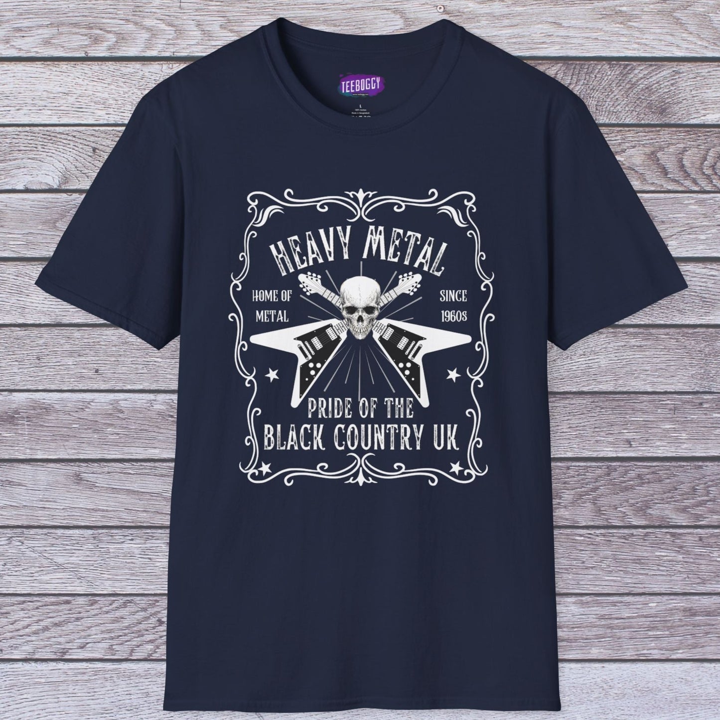 Rock Flying V Guitars Skull T-Shirt