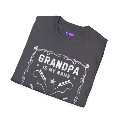 Bass Guitar Grandpa Unisex T-Shirt