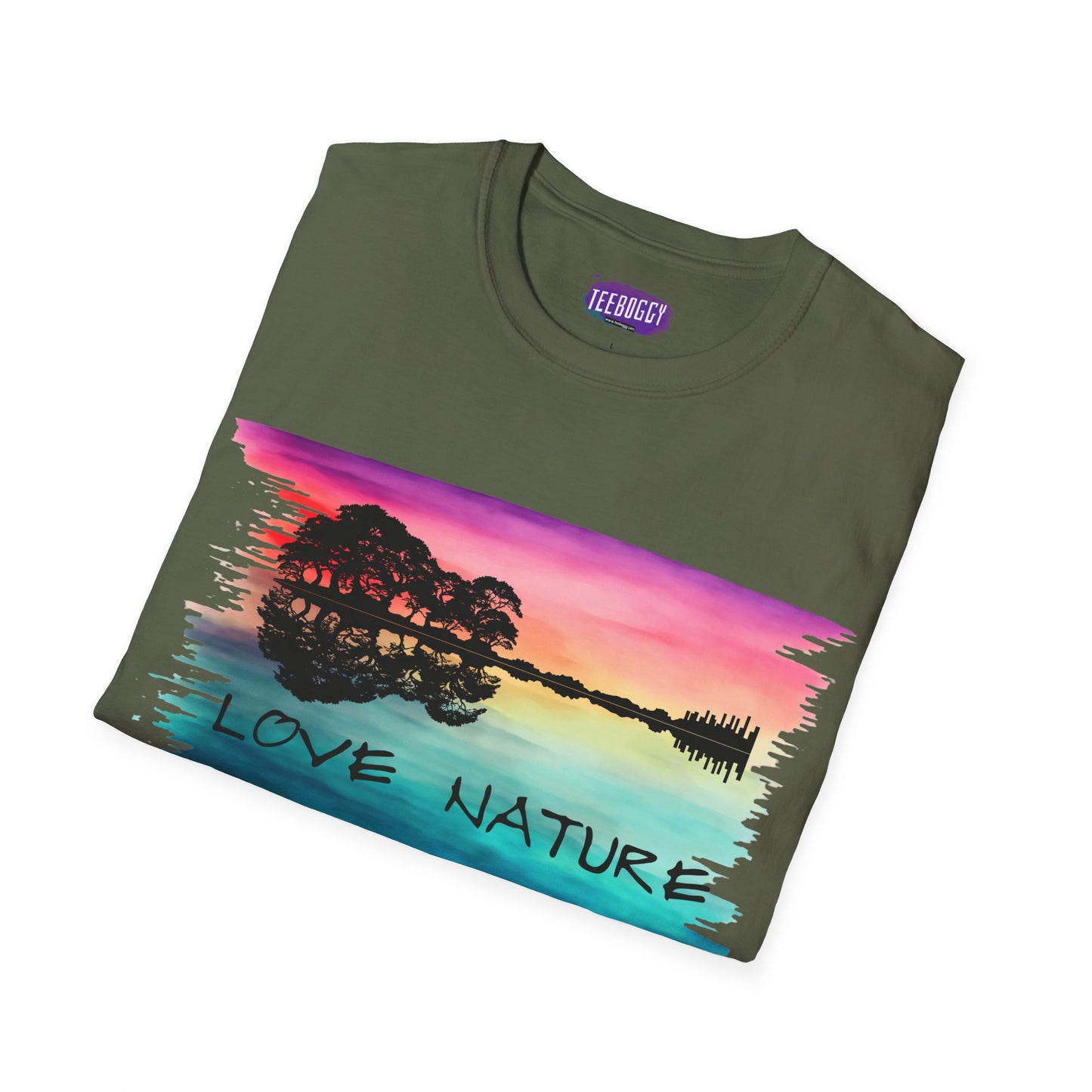 Love Nature Guitar T-Shirt