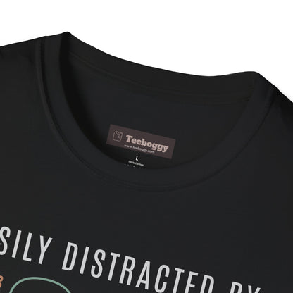 Easily Distracted By Guitars T-Shirt — Guitar Design for Guitar Lovers