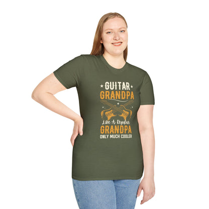 Guitar Grandpa, Like A regular Grandpa Only Much Cooler, T-Shirt.