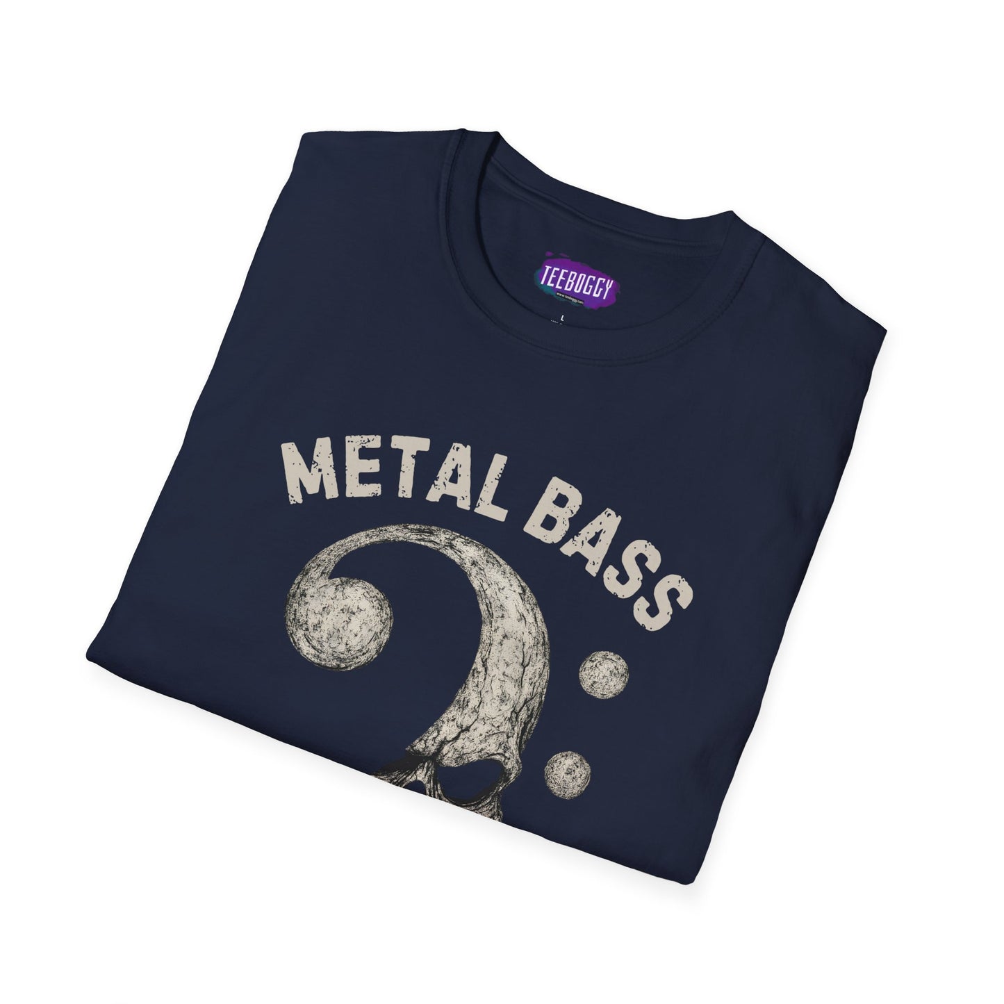 Metal Bass Skull T-Shirt — "Metal Bass, Hell Yeah!"