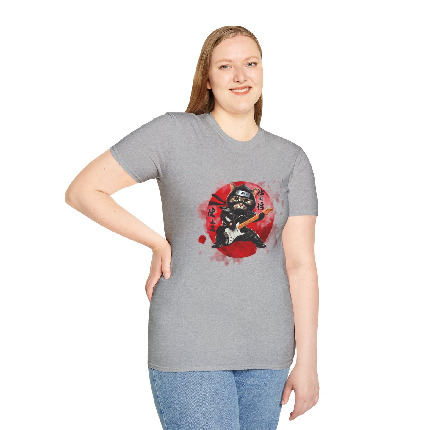 Ninja Cat Guitarist Tee
