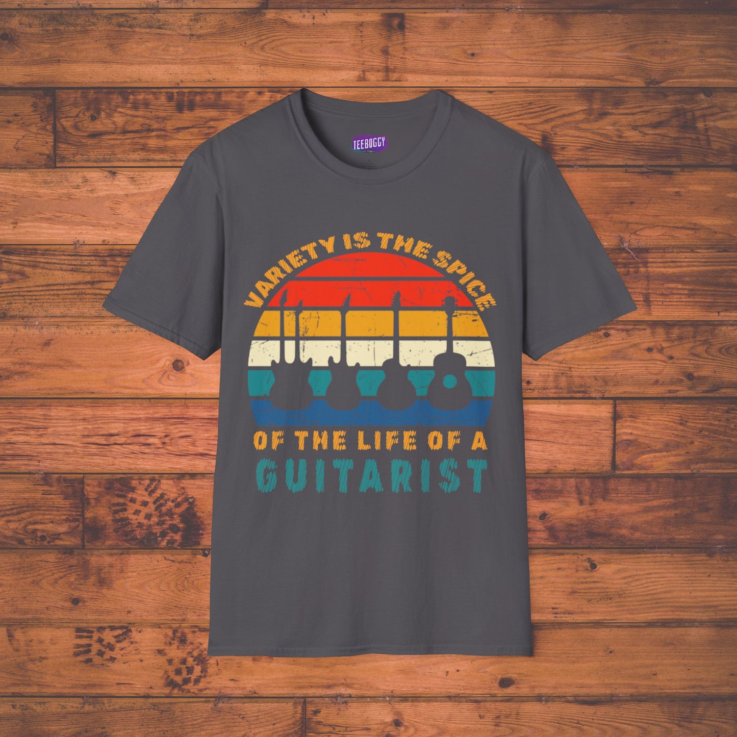 Guitarist Graphic Tee - Variety is the Spice of Life Unisex Softstyle T-Shirt