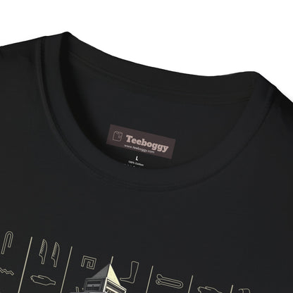 Pyramid of Power - Guitar Amp Pyramid T-Shirt