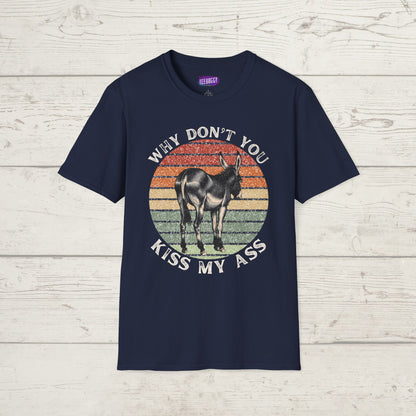 Funny Donkey Ass Kiss Unisex Tee