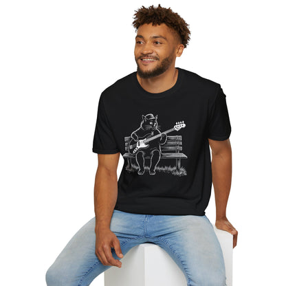 Cat Bass Guitar T-Shirt