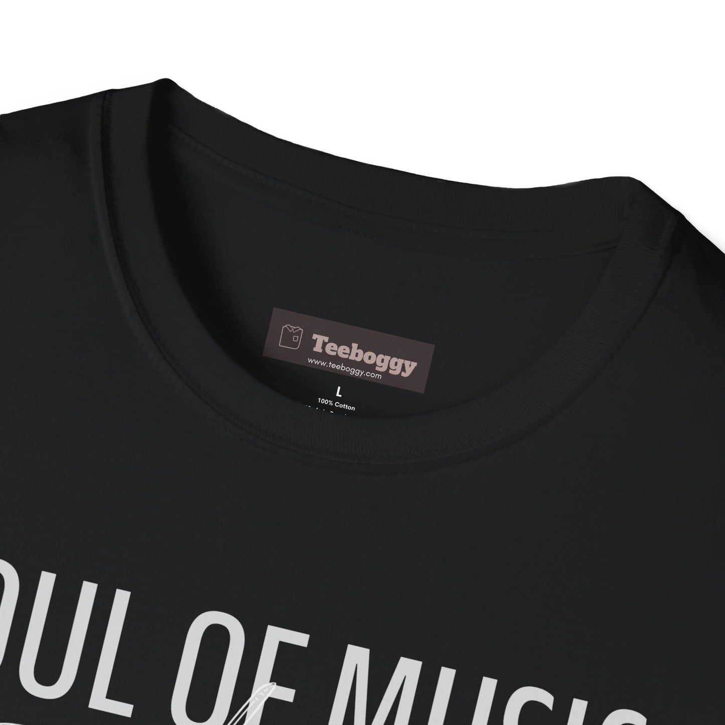 Violin Line Art Tee — "Soul of Music Lives in the Violin"