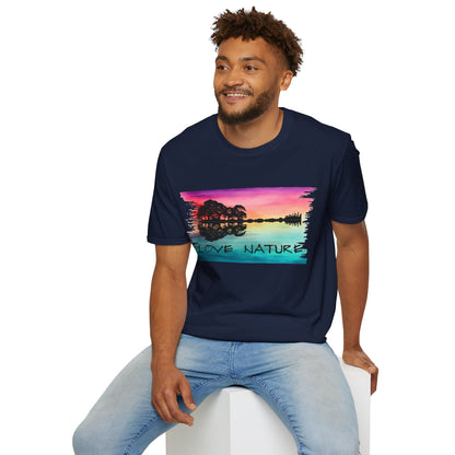 Love Nature Guitar T-Shirt