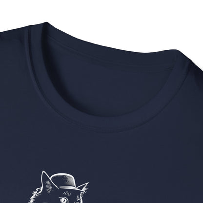 Bass Cat T‑Shirt — Cat Playing Bass Guitar for Music Lovers