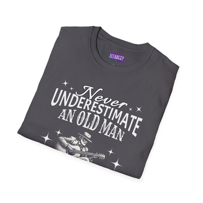 Old Man Guitarist T-Shirt