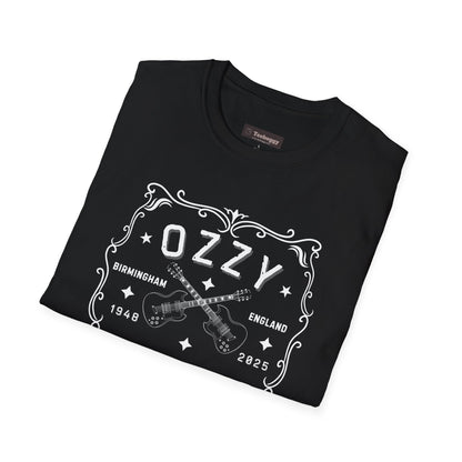 Memorial Whisky-Label T-Shirt — Tribute to the Heavy Metal Godfather (Birth Town • Years)